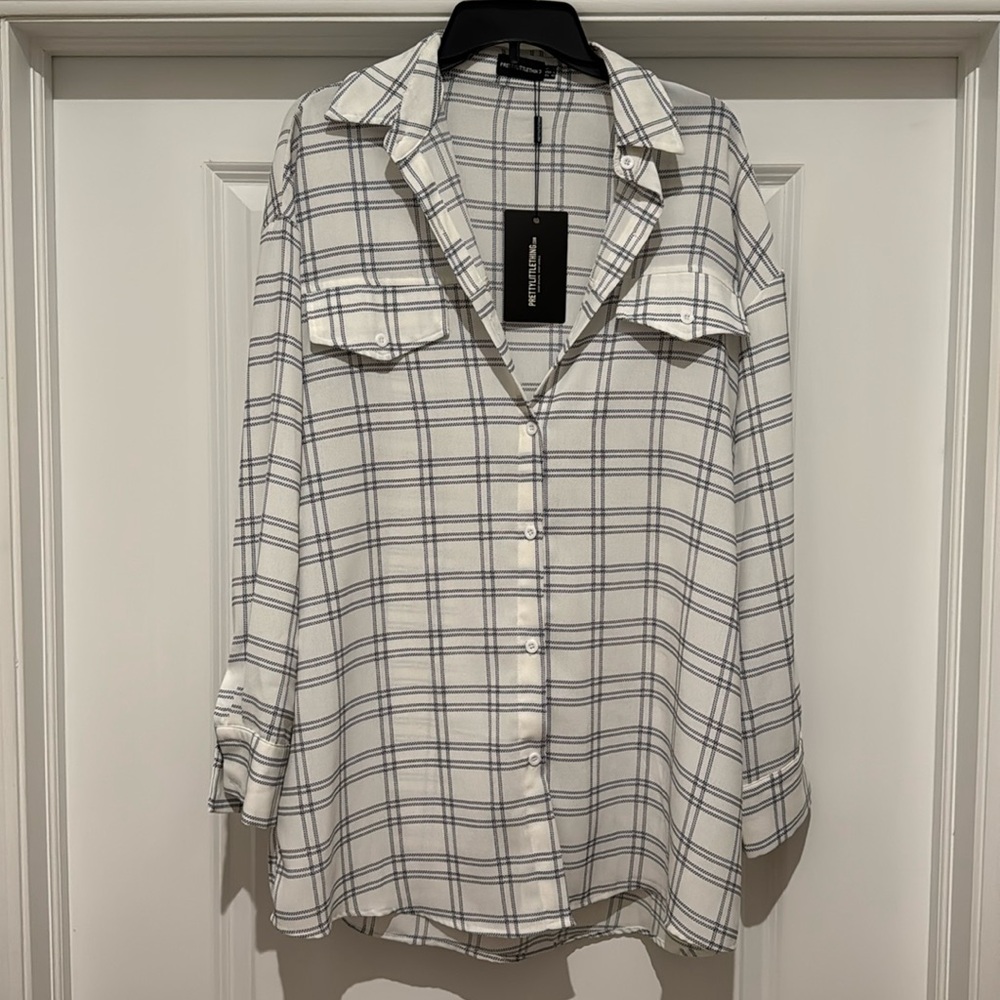 Pretty Little Thing button down shirt